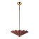 Furrow LED Pendant in Burgundy (452|PD354016BGD)