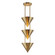 Versus Three Light Pendant in Patina Brass (452|PD341328PTB)