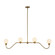 Beckett Four Light Linear Pendant in Brushed Gold (452|LP408148BG)