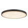 Evelyn LED Flush Mount in Matte Black/Alabaster (452|FM653015MBAR)