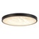Evelyn LED Flush Mount in Matte Black/Alabaster (452|FM653012MBAR)