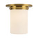 Mineral One Light Flush Mount in Patina Brass/Opal Glass (452|FM360808PTBOP)