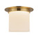 Mineral One Light Flush Mount in Patina Brass/Opal Glass (452|FM360118PTBOP)