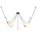 Mineral LED Chandelier in Urban Bronze/Alabaster (452|CH360105UBAR)