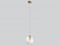 Fairfax Ave. One Light Pendant in Brushed Brass (192|HF8081BB)