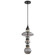 Avra LED Pendant in Black (192|HF7900BK)