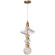 Avra LED Pendant in Aged Brass (192|HF7900AB)