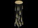 Encino LED Pendant in Brushed Brass (192|HF7725BB)