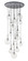 Delilah LED Pendant in Black (192|HF4266BK)