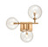 Delilah LED Wall Sconce in Aged Brass (192|HF4203AB)