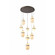 Sedona Nine Light Pendant in Alabaster / Aged Brass (192|HF2909AB)
