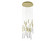Main St. LED Pendant in Brushed Brass (192|HF2021FRBB)