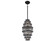 Waldorf LED Pendant in Polished Gunmetal (192|HF1924GM)