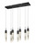 Aspen LED Pendant in Black (192|HF19007APBK)