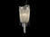 Wilshire Blvd. Six Light Chandelier in Polish Nickel/Crystal (192|HF1609NCK)