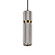 Cicada LED Pendant in Knurled Light Grey With Brass (192|HF1072LGB)