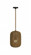 Malibu One Light Pendant in Natural Hemp Rope (192|HF1005RP)