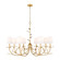 Aslin Eight Light Chandelier in Gold Leaf (224|83042GLF)