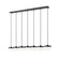 Renaud LED Linear Chandelier in Matte Black (224|827P67LMBLED)