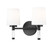 Henri Two Light Vanity in Matte Black (224|77002VMB)