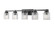 Jacqueline Five Light Vanity in Matte Black (224|61015VMB)