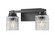 Jacqueline Two Light Vanity in Matte Black (224|61012VMB)