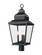 Raphael Three Light Outdoor Post Mount in Sand Black (224|5029PHBRBK)