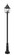 Raphael Three Light Outdoor Post Mount in Sand Black (224|5029PHBR518PBK)
