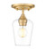 Joliet One Light Flush Mount in Burnished Brass (224|473F1BBR)