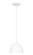 Vega One Light Pendant in Matte White (224|4501P8MW)