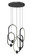 Saros LED Chandelier in Matte Black (224|41015MBLED)