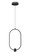 Saros LED Pendant in Matte Black (224|410110MBLED)