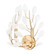 Claudine Two Light Wall Sconce in Modern Gold (224|3532SMGLD)