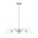 Breton Five Light Chandelier in Brushed Nickel (224|30485BN)