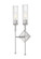 Esme Two Light Wall Sconce in Brushed Nickel (224|30472SBN)