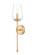 Dominique One Light Wall Sconce in Modern Gold (224|20121SMGLD)