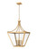 Montalcino Four Light Chandelier in Rubbed Brass (224|19614CRB)