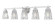 Andree Five Light Vanity in Brushed Nickel (224|19605VBN)