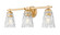 Andree Three Light Vanity in Modern Gold (224|19603VMGLD)