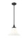 Fleur One Light Pendant in Matte Black (224|1958P12MB)