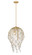 Gabriella Six Light Pendant in Modern Gold (224|1957P18MGLD)