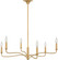 Chatsworth Six Light Chandelier in Gild | Gild (454|AC1226GD)