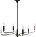 Chatsworth Six Light Chandelier in Aged Iroged Iron (454|AC1226AI)