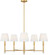 Greard Five Light Chandelier in Gild | Gild (454|AC1195GD)