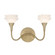 Florena Two Light Bathroom Vanity in Noble Brass (51|850812127)