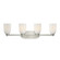 Baldwin Four Light Bathroom Vanity in Satin Nickel (51|812454SN)