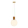 Jarrell One Light Pendant in Warm Brass (51|740821322)