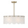 Ashton Four Light Convertible in Noble Brass (51|698014127)