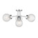 Coral Four Light Semi-Flush Mount in Chrome (51|63364411)