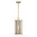 Jacobs One Light Outdoor Hanging Lantern in Serene Brass (51|53806344)
